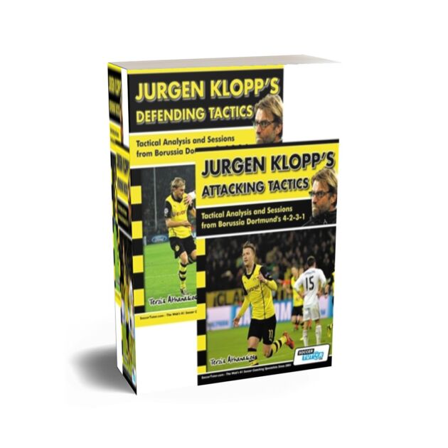 JURGEN KLOPP'S ATTACKING AND DEFENDING BOOK SET - tactical analysis and sessions (4-2-3-1) - vol.1+2